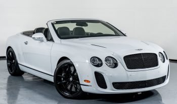 
									Buy 2011 Bentley Continental Supersports CONVERTIBLE full								